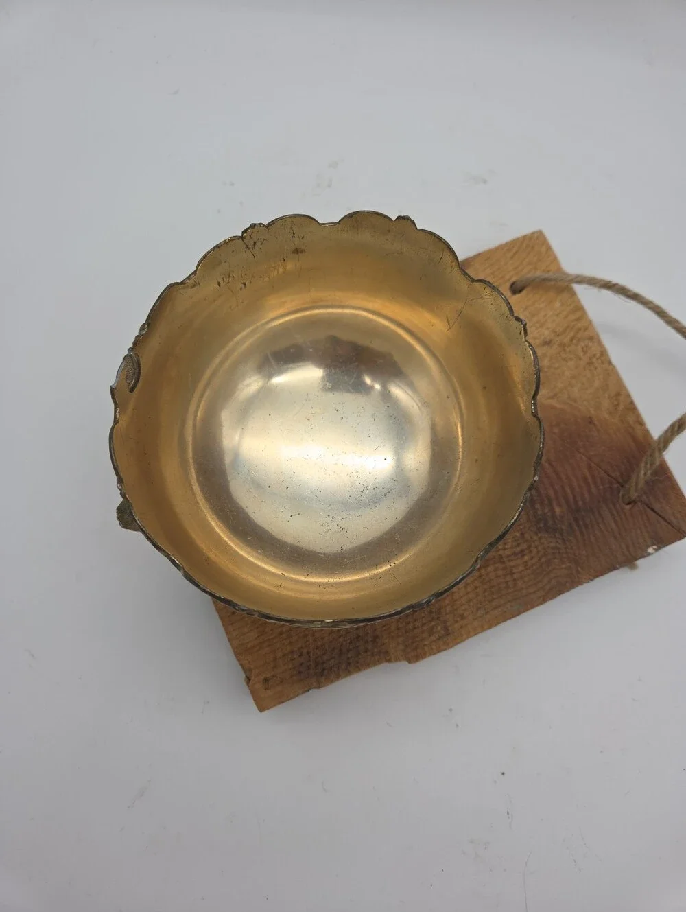 Vintage Victorian Silver Plated Monteith Bowl Lion Head Corbell